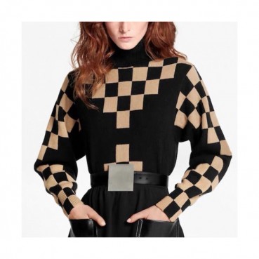 Louis vuitton 2020 Womens Logo Crew-neck Wool Sweaters 