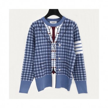 [톰브라운]Thom Browne 2020 Mens Strap Crew-neck Sweaters 