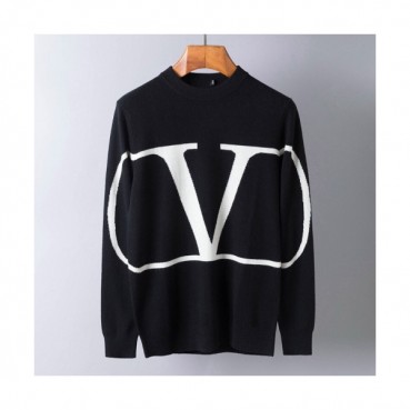 [발렌티노]Valentino 2020 Mens Big Logo Crew-neck Wool Sweaters 