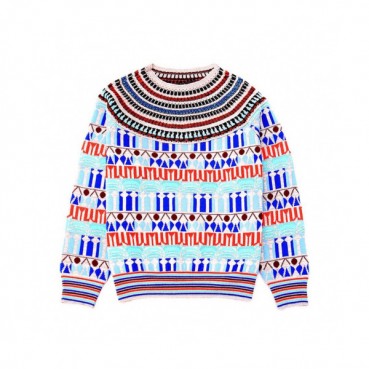 Miumiu Ladies Casual Crew-neck Sweater 
