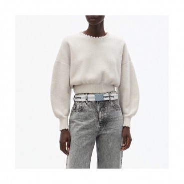 [매장판]Alexsander Wang 2020 Womens Trendy Pearl Wool Sweater - 알렉산더왕 2020 여성 트렌디 진주 울 스웨터 Alw0058x.Size(s 