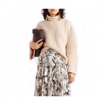 Loewe 2020 Womens Trendy Turtle-neck Wool Sweater 