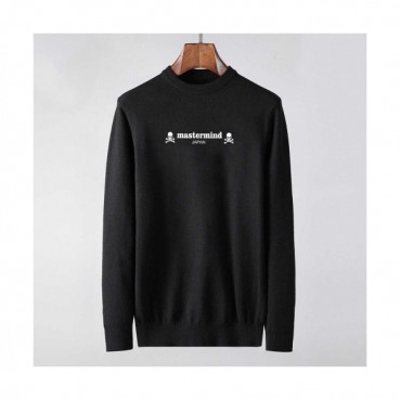 Mastermind Japan Mens Logo Wool Sweater - 마스터마인드 2020 남성 로고 울 스웨터 Mas0049x.Size(m 