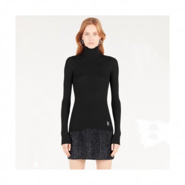 Louis vuitton 2019 Womens Initial Logo Turtle-neck Wool Sweater 