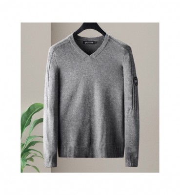 Canada goose 2019 Mens Patch Logo Casual Wool Sweater - 캐나다구스 2019 남성 패치 로고 캐쥬얼 울 스웨터 Can0263x.Size(m 