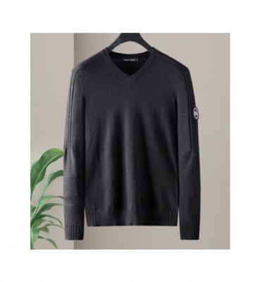 [캐나다구스]Canada goose 2019 Mens Patch Logo Casual Wool Sweater - 캐나다구스 2019 남성 패치 로고 캐쥬얼 울 스웨터 Can0262x.Size(m 