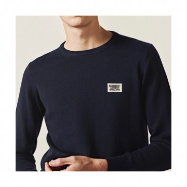 Burberry 2019 Mens Retro Logo Crew-neck Sweater 