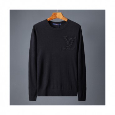 Louis vuitton 2019 Mens Basic Crew-neck Wool Sweater 