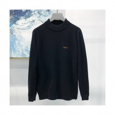 Zegna 2019 Mens Basic Crew-neck Wool Sweater 