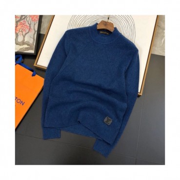 Louis vuitton 2019 Mens Basic Crew-neck Wool Sweater 
