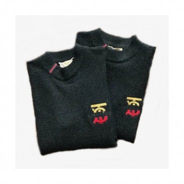 Burberry 2019 Mens Retro Logo Crew-neck Flannel Sweater 