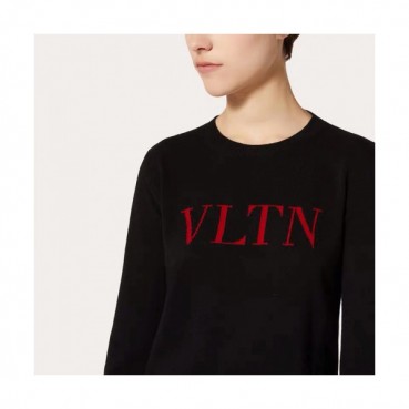 Valentino Womens Crew-neck Sweater 