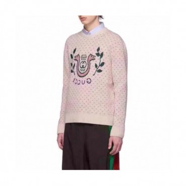 [매장판]Gucci 2019 Mm/Wm Casual Wool Crest -neck Sweater 