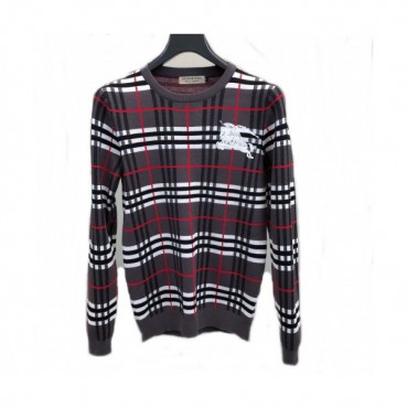 Burberry 2019 Mens Retro Logo Crew-neck Sweater 