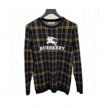 Burberry 2019 Mens Retro Logo Crew-neck Sweater 