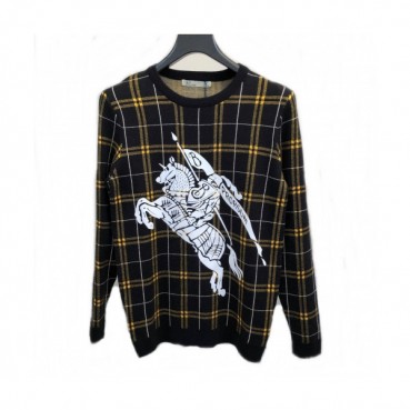 Burberry 2019 Mens Retro Logo Crew-neck Sweater 