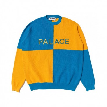 Palace 2019 Mens Crew-neck Cotton Sweater 
