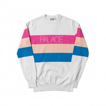 Palace 2019 Mens Crew-neck Cotton Sweater 