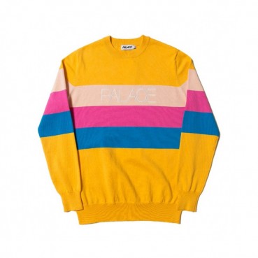 Palace 2019 Mens Crew-neck Cotton Sweater 