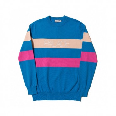 Palace 2019 Mens Crew-neck Cotton Sweater 