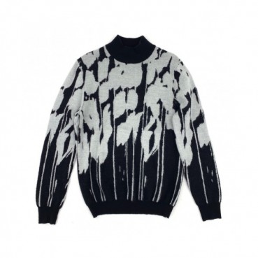Dior 2019 Mens Retro Logo Turtle-neck Sweater 