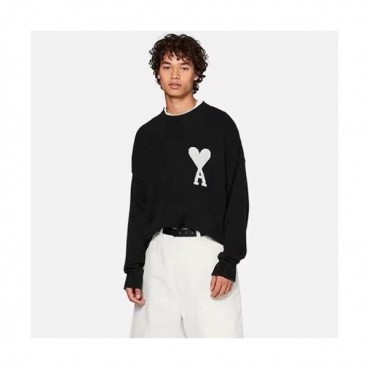 Ami 2019 Mens Logo Casual Wool Sweater - 아미 2019 남성 로고 캐쥬얼 울 스웨터 Ami0016x.Size(s 