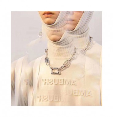 Ambush 2019  Mm/Wm Logo Turtle-neck Wool Sweater 