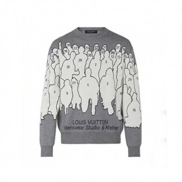 [매장판]Louis vuitton 2019 Mens Basic Crew-neck Wool Sweater 