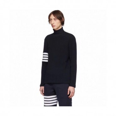 Thom Browne 2019 Mens Classic Turtle-neck Sweater 