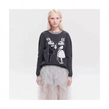 Gucci 2019 Womens Casual Crew-neck Sweater 