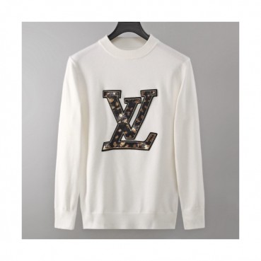 Louis vuitton 2019 Mens Basic Crew-neck Wool Sweater 