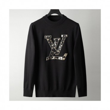 Louis vuitton 2019 Mens Basic Crew-neck Wool Sweater 