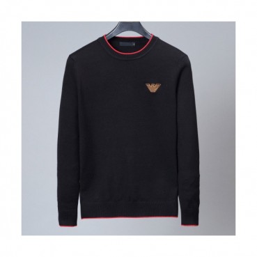 Armani 2019 Mens Crew -neck Wool Sweater 