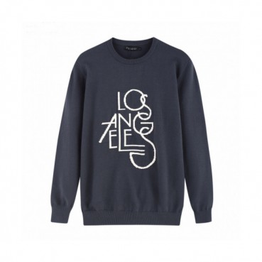 Louis vuitton 2019 Mens Basic Crew-neck Wool Sweater 