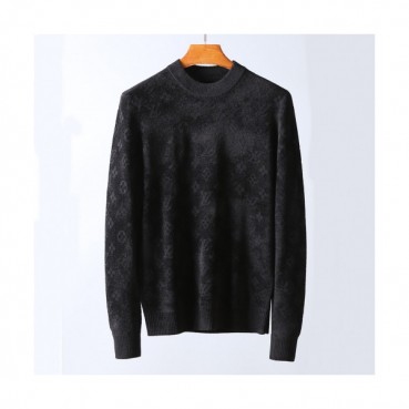 Louis vuitton 2019 Mens Basic Crew-neck Wool Sweater 