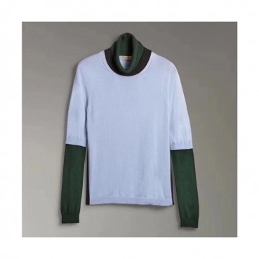 Burberry 2019 Womens Retro Logo Turtle - neck Sweater 