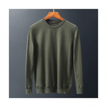 Louis vuitton 2019 Mens Basic Crew-neck Wool Sweater 