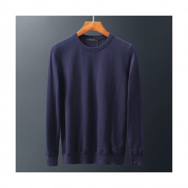 Louis vuitton 2019 Mens Basic Crew-neck Wool Sweater 