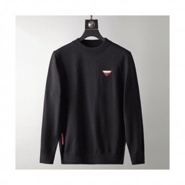 Prada 2019 Mens Crew-neck Wool Sweater 