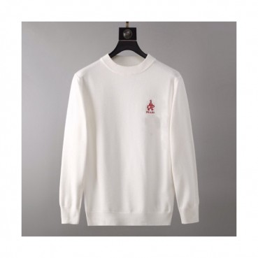 Prada 2019 Mens Crew-neck Wool Sweater 