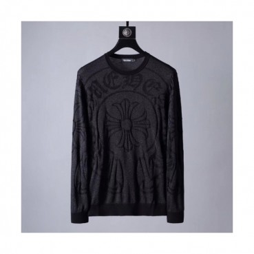 Chrome Hearts 2019 Mens Crew-neck Wool Sweater 