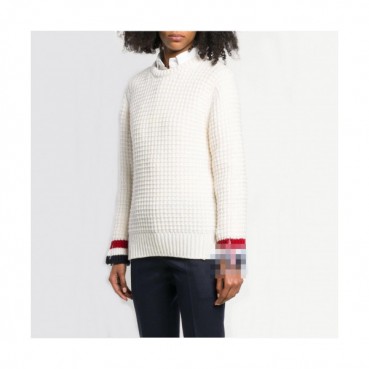Thom Browne 2019 Womens  Turtle-neck Wool Sweater 