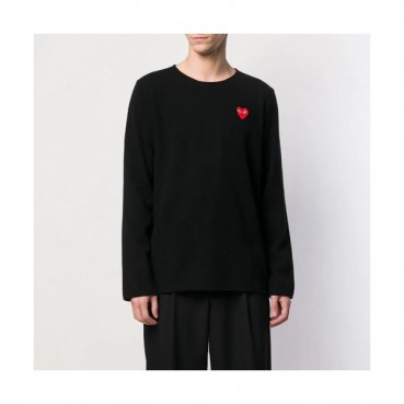 Cdgplay 2019 Mens Wool Sweater - 꼼데가르송 2019 남성 라운드 울 스웨터 