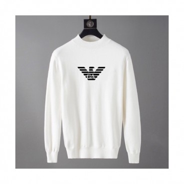 Armani 2019 Mens Crew -neck Wool Sweater 