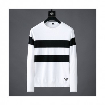 Armani 2019 Mens Crew -neck Wool Sweater 