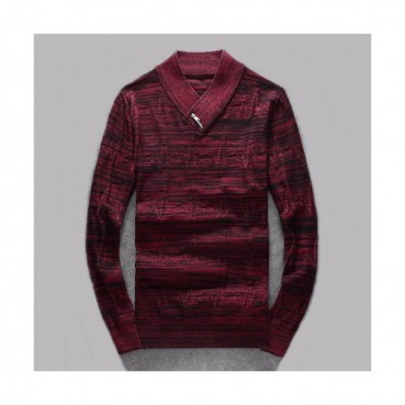Armani 2019 Mens v-neck Wool Sweater 