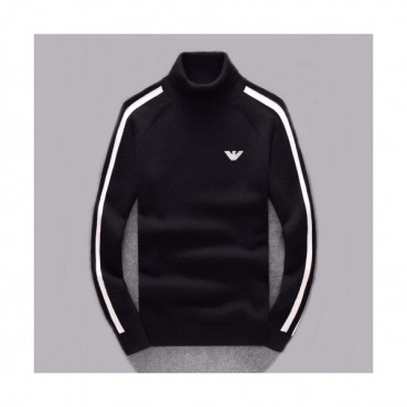 Armani 2019 Mens Turtle-neck Wool Sweater 