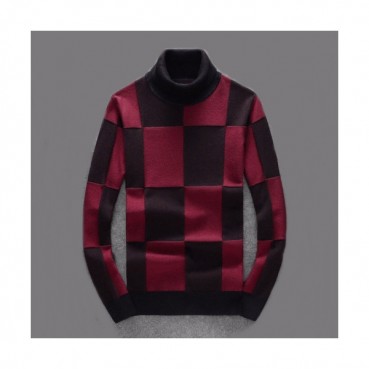 Burberry 2019 Mens Retro Logo Turtle-neck Sweater 