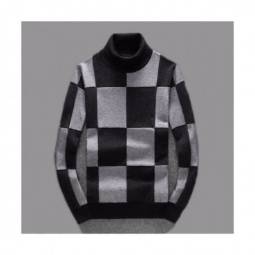 Burberry 2019 Mens Retro Logo Turtle-neck Sweater 