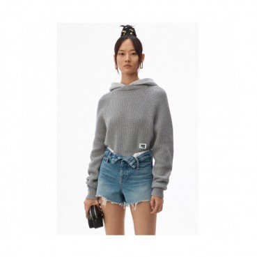 [매장판]Alexsander Wang 2019 Womens Hood Sweater - 알렉산더왕 2019 여성 후드 스웨터 Alw0025x.Size(xs 